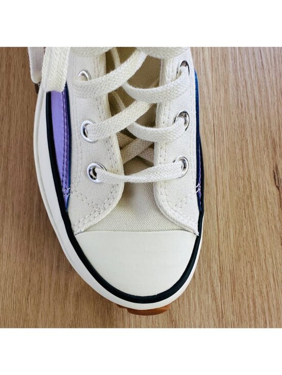 ⭐Converse Run Star Hike Hi Platform 7.5 Mens Shoes Beige Purple Sneaker A09796C⭐